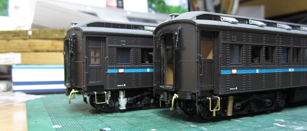 マツモト模型 マロネフ37 2等寝台車両 車掌室付 ペーパーモデル - 鉄道模型